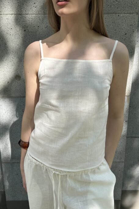 Lniany top Harper