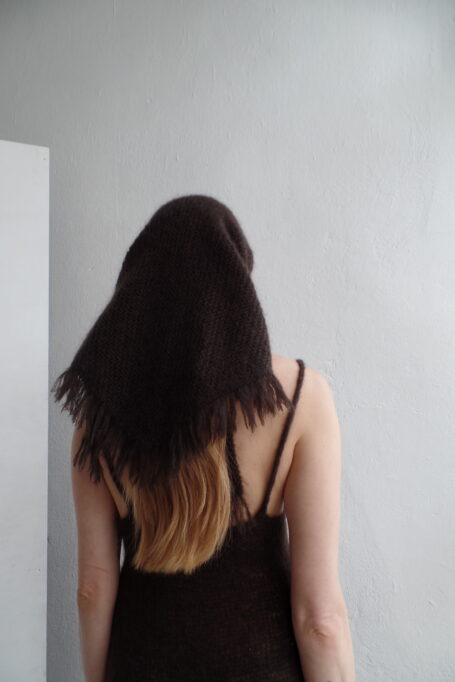 Chusta Zoya ręcznie wykonywana na drutach