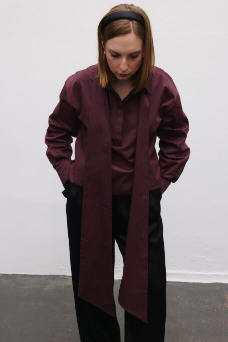 Koszula z wiązaniem Chloe