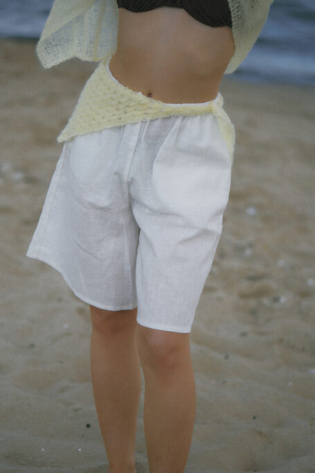 Lniane bermudy Zoi
